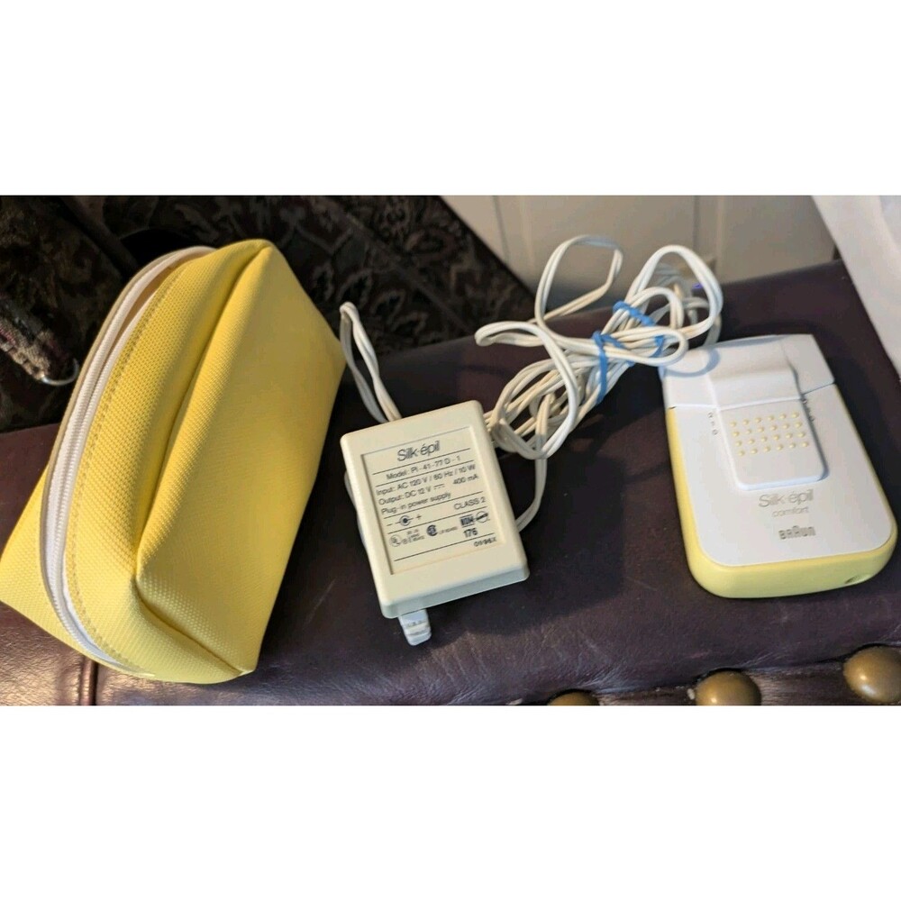 Epilator, Shaver Woman Braun Silk-Epil Body Vintage 1983 Dieter Rams Design